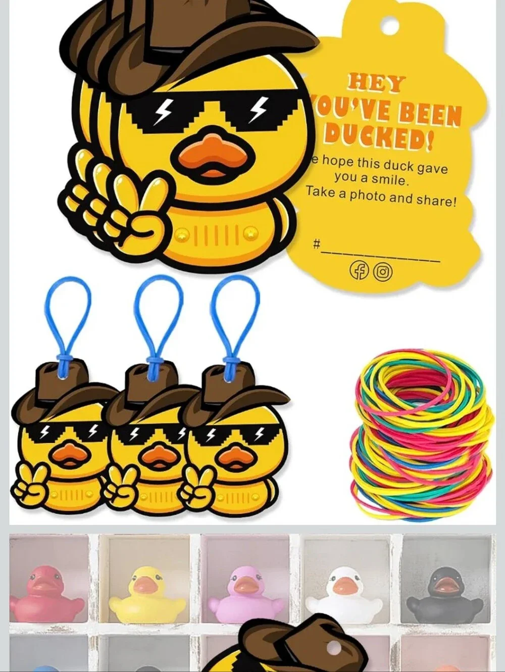 DuckTags Rubber Bands Loops